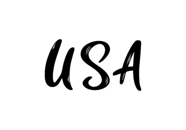 Usa-schriftzug