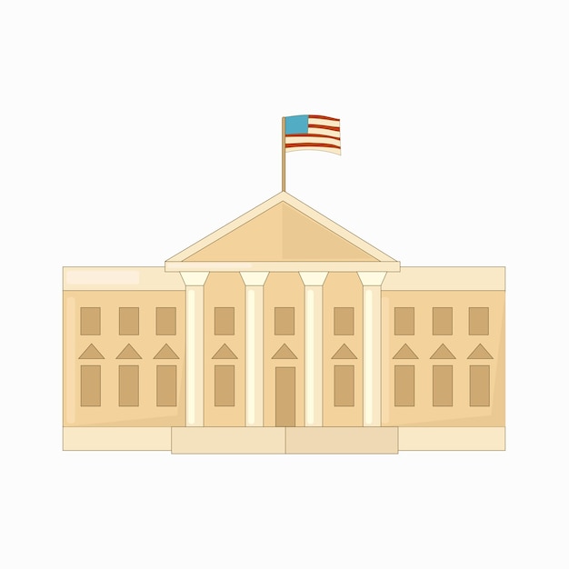 Usa, weiß, houseicon, clipart, avatar, logo, isolierte vektorillustration