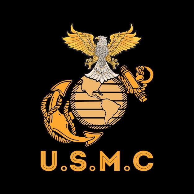 Usmc marine-vektordesign