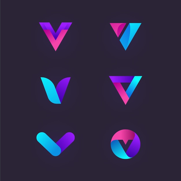 V-logo-sammlung