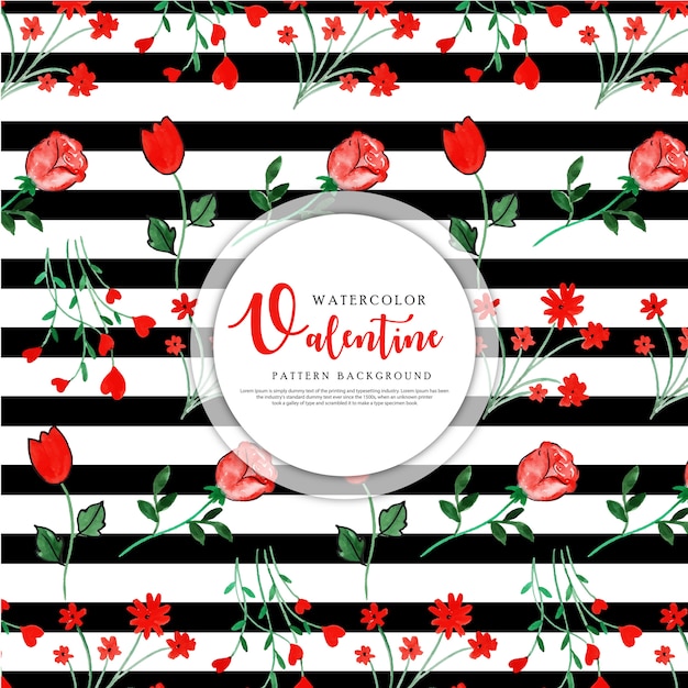 Valentine black stripe pattern background