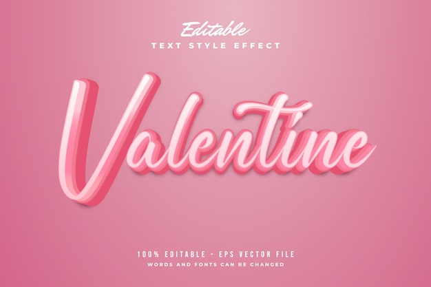 Valentine text-effekt