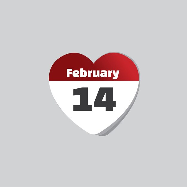 Valentinstag 14. februar kalender