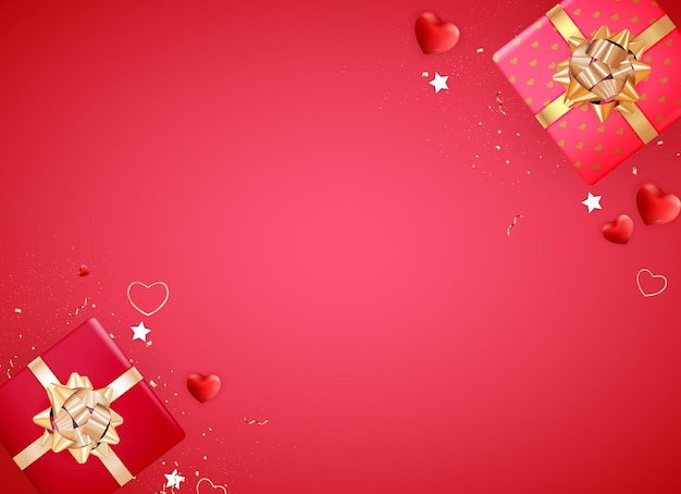 Valentinstag Banner Design.