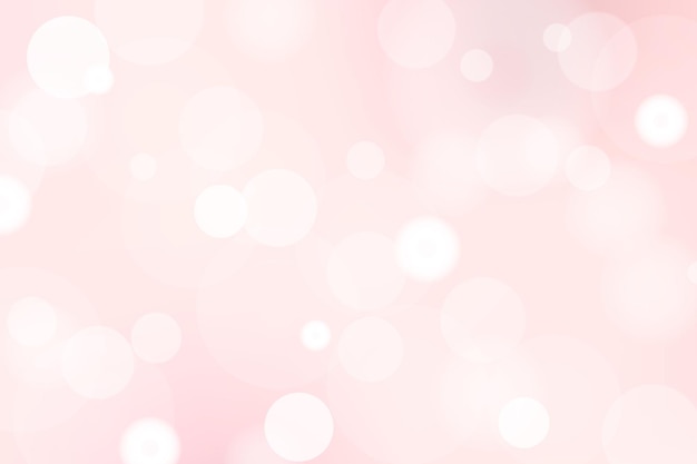 Valentinstag-Banner mit rosa Bokeh-Hintergrund. Hochzeitstapete. Vektor-Illustration