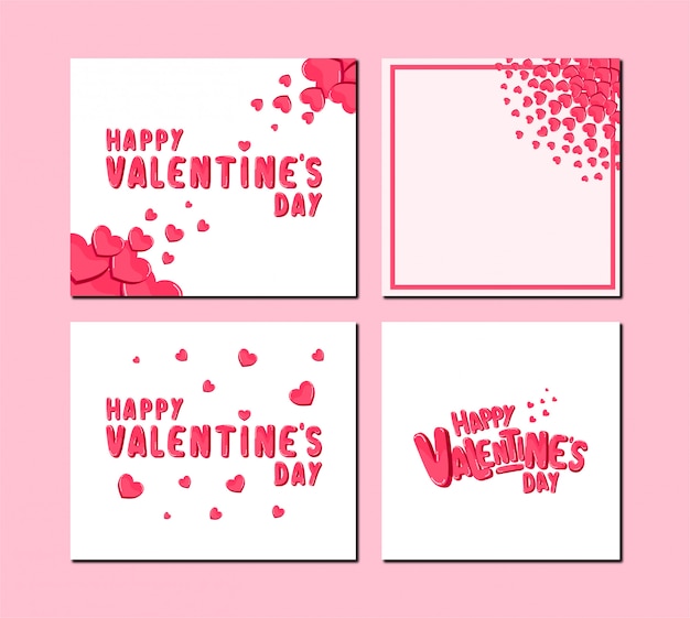 Valentinstag-design-konzept