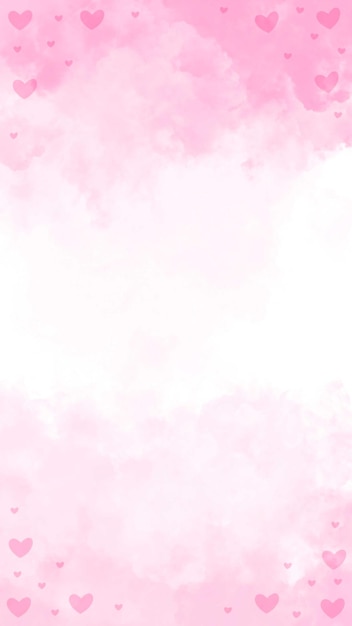 Valentinstag rosa Aquarell-Hintergrund mit Textur