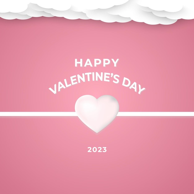 Valentinstag-social-media-post-template-vektordesign