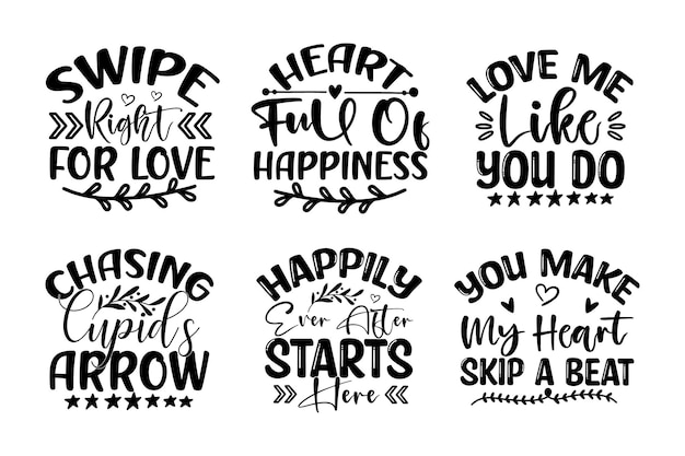 Valentinstag SVG Bundle Valentinstag T-Shirt Design