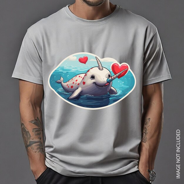 Vektor valentinstag-t-shirt