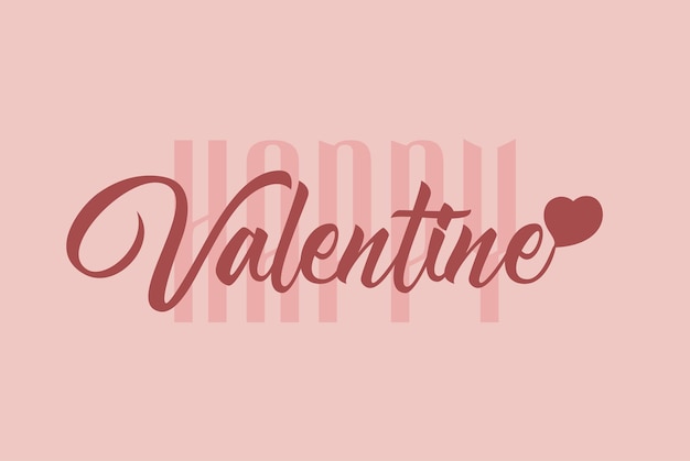 Vektor valentinstag-typografie handgeschriebene kalligrafie-textvorlage 16