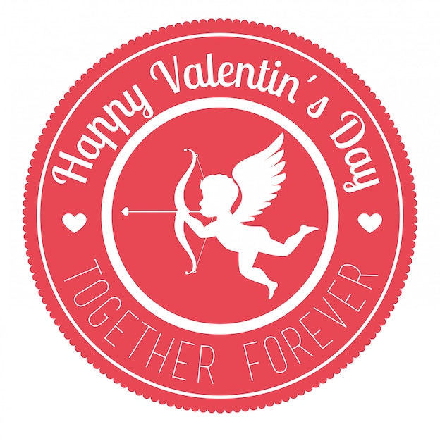 Valentinstag, Vektor-Illustration.