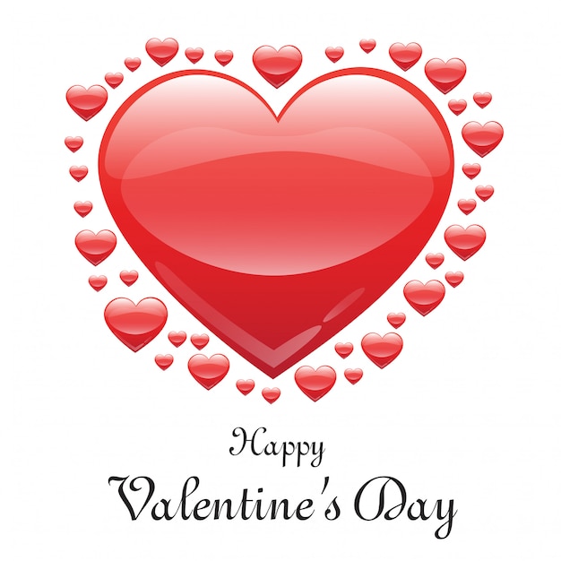 Valentinstag-Vektor