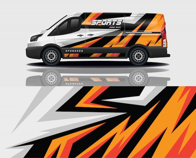 Van aufkleber wrap design