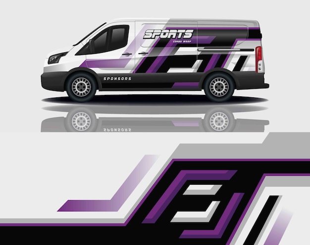 Van aufkleber wrap design