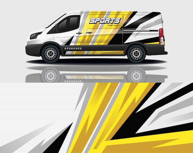 Van aufkleber wrap design