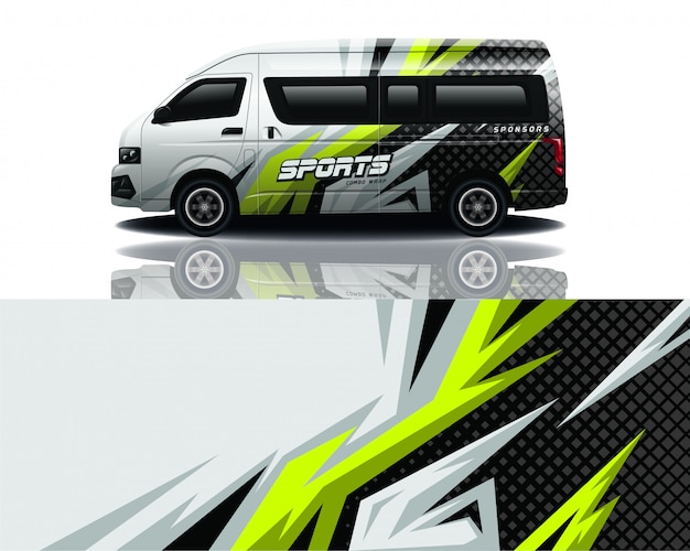 van Aufkleber Wrap Design