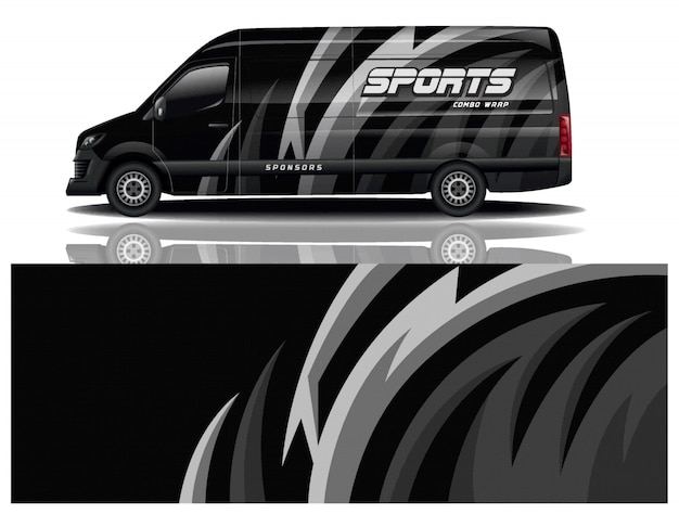 Van aufkleber wrap design