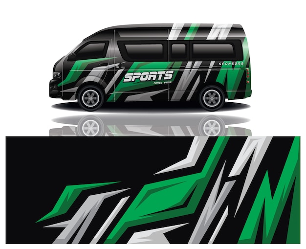 van Auto Aufkleber Wrap Design