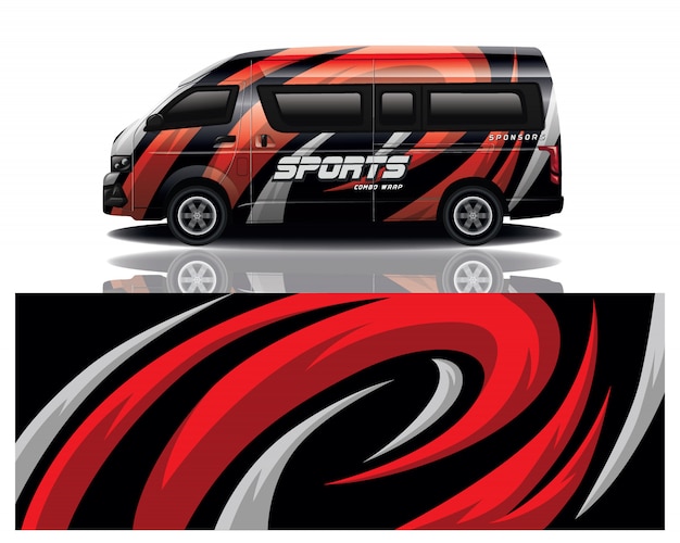 Van auto aufkleber wrap design