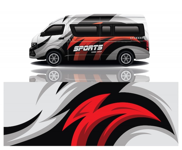 Van auto aufkleber wrap design