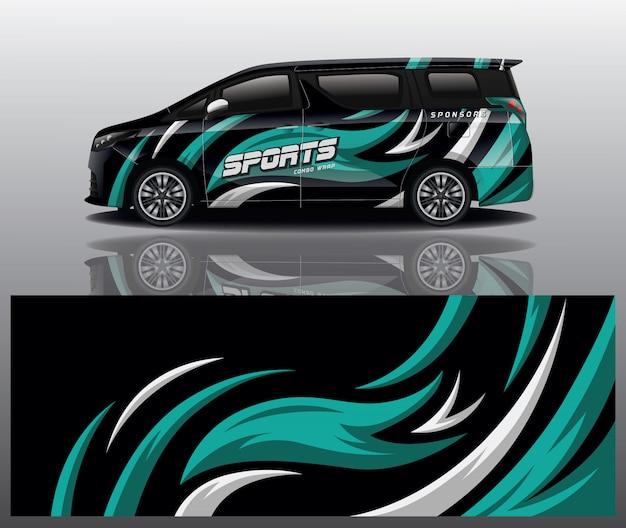 van Auto Aufkleber Wrap Design