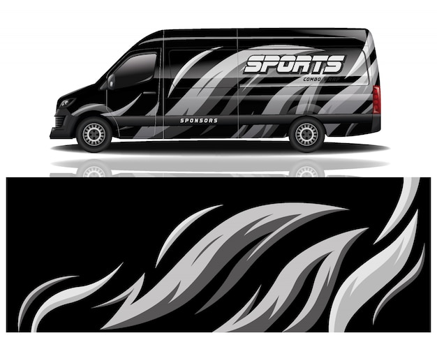 van Auto Aufkleber Wrap Design