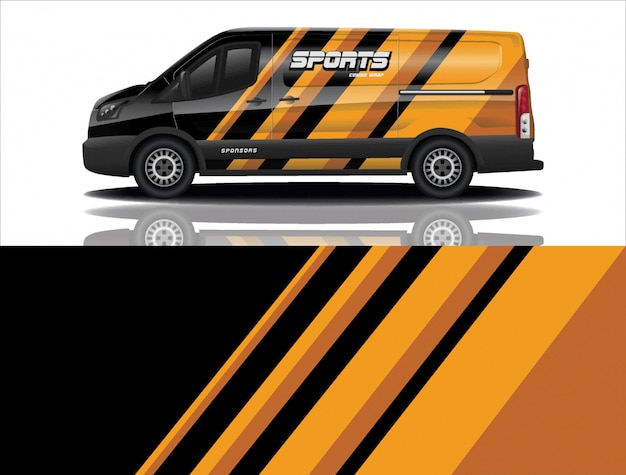 Van auto aufkleber wrap design