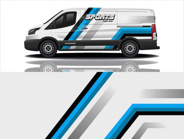 Van auto aufkleber wrap design