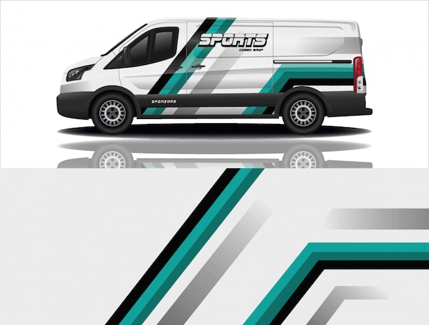 Van auto aufkleber wrap design