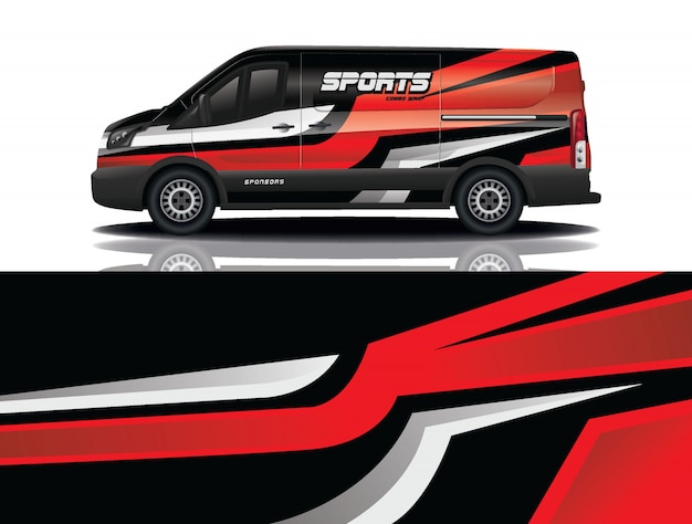 Van auto aufkleber wrap design