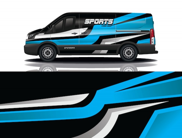 Van auto aufkleber wrap design