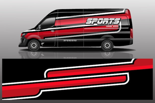 Van auto aufkleber wrap design