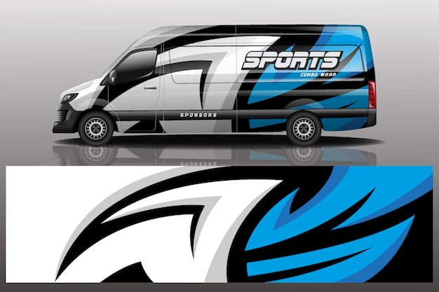 Van auto aufkleber wrap design