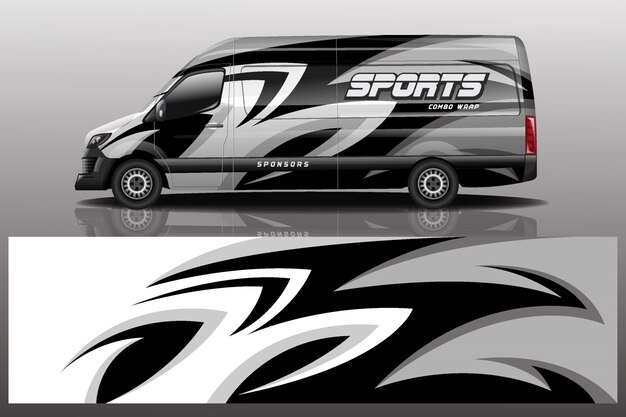 Van auto aufkleber wrap design