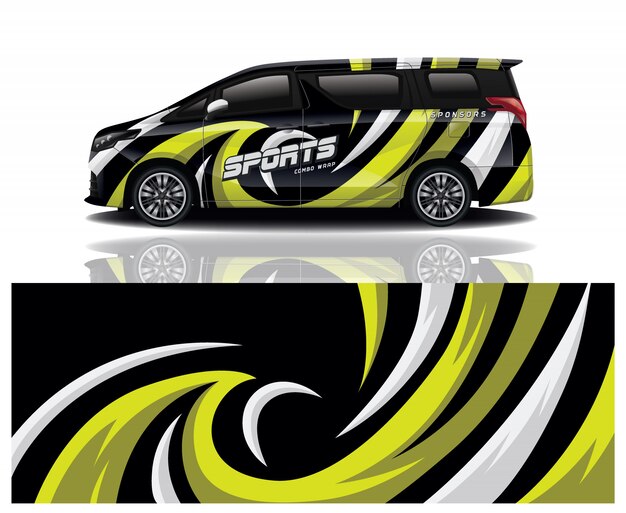 Van auto aufkleber wrap design