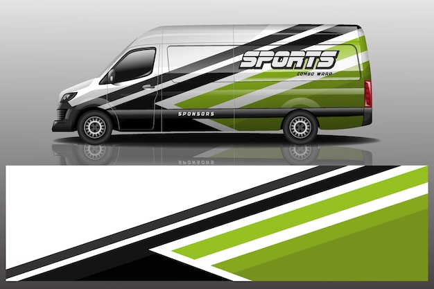 Van auto aufkleber wrap illustration