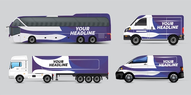 Van Wrap Design Wrap-Aufkleber und Aufkleberdesign für Unternehmen