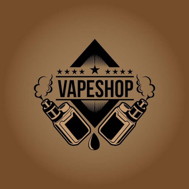 Vape-logo für dampfshop-design