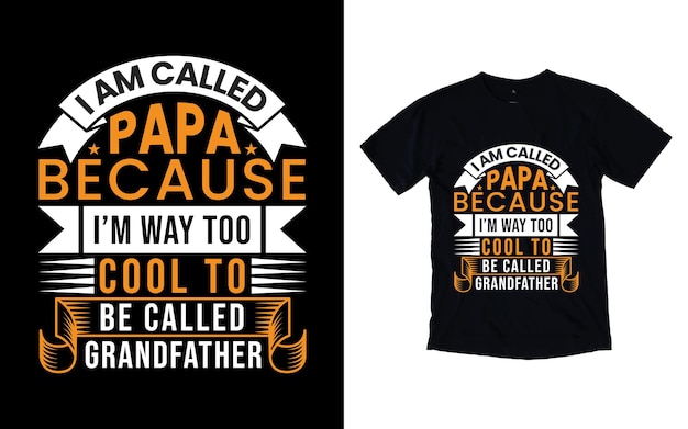 Vatertags-Typografie-T-Shirt-Design