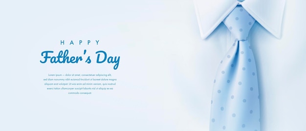 Vatertagshintergrund mit blauer krawatte