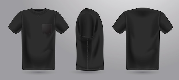 Vecteezy_Template_3D Schwarz-Polo-Hemd _Schwarz_AP0323