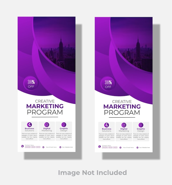 Vector corporate circle business roll-up oder stand-banner-design