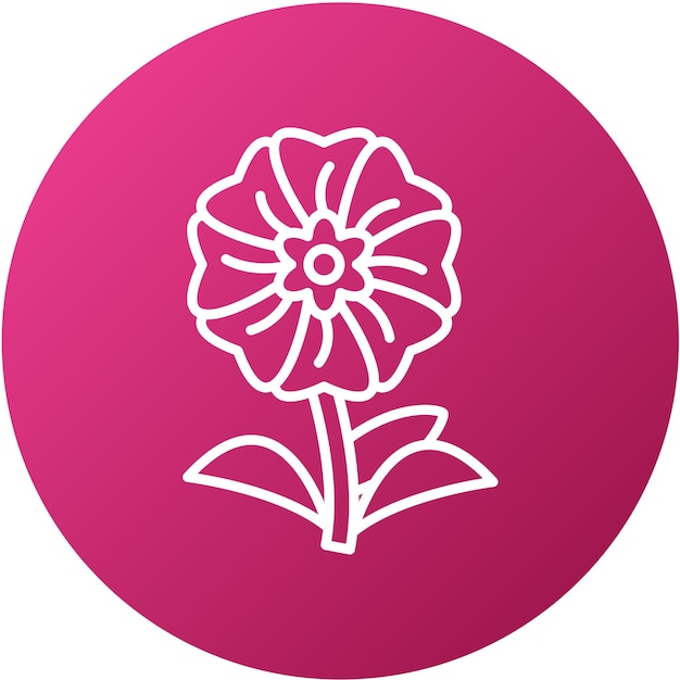 Vector Design Alpine Vergessen Sie mich nicht Icon-Stil