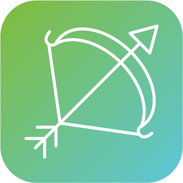 Vektor vector design bow and arrow icon style