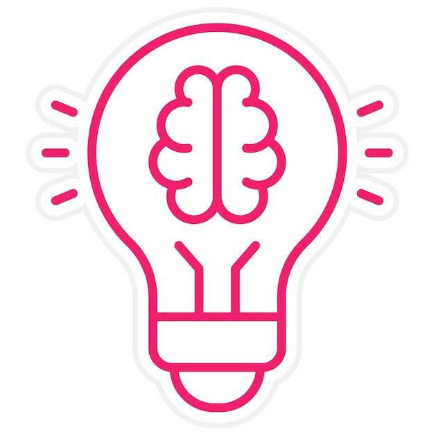 Vector Design Deep Learning Icon Style (Vektorentwurf für das tiefe Lernen)