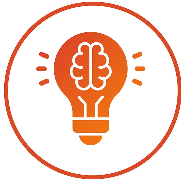 Vector Design Deep Learning Icon Style (Vektorentwurf für das tiefe Lernen)