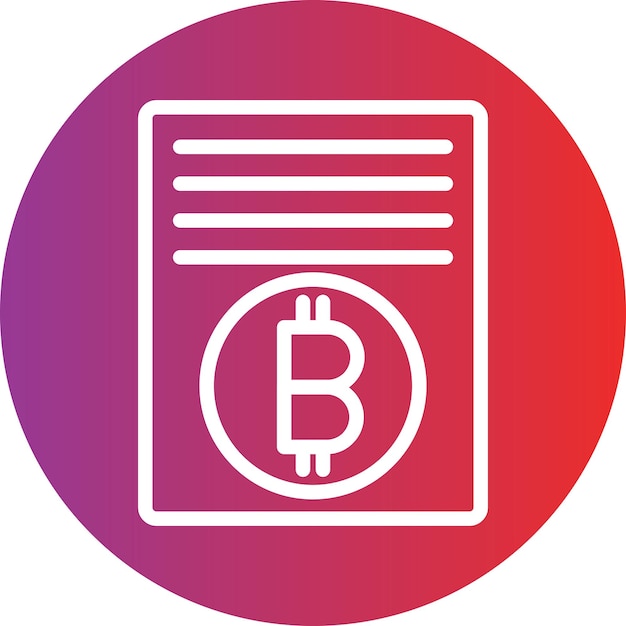 Vector Design Digital Ledger-Ikonen-Stil