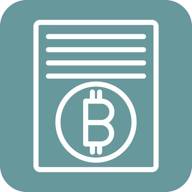 Vector Design Digital Ledger-Ikonen-Stil