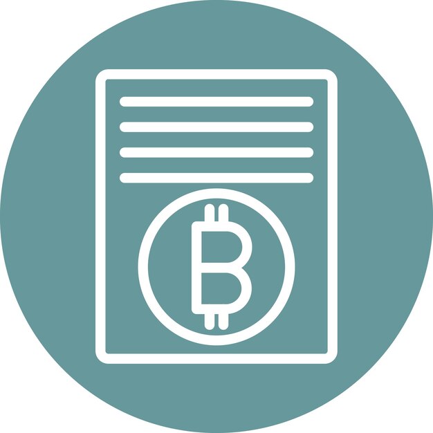 Vector Design Digital Ledger-Ikonen-Stil